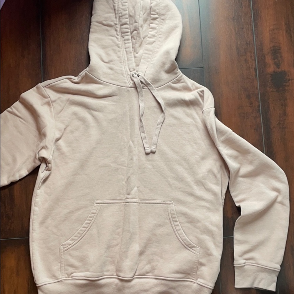 H&M light pink hoodie